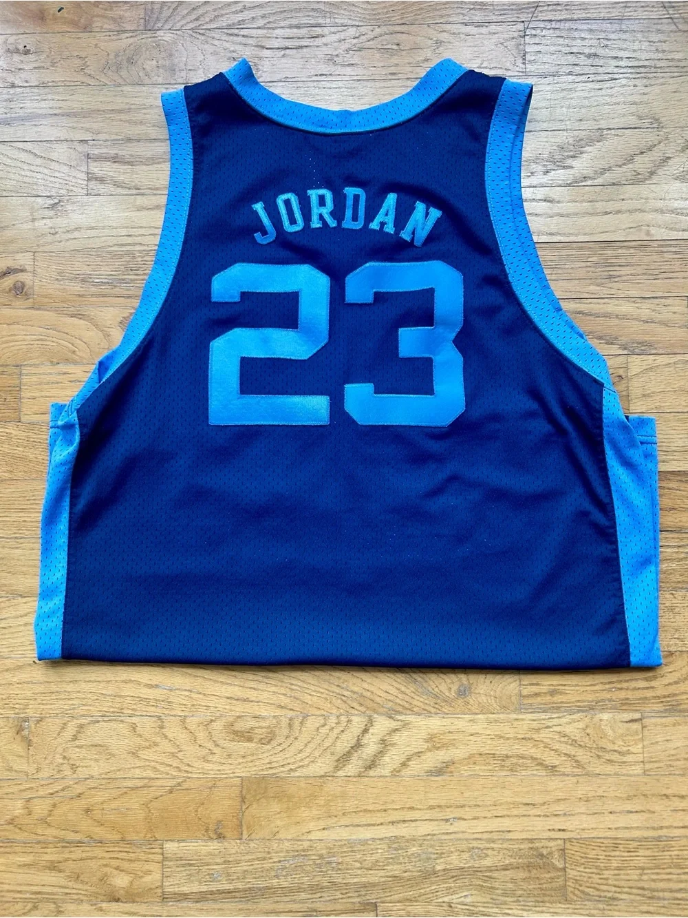 Jordan North Carolina #23 Blue Basketball Jersey